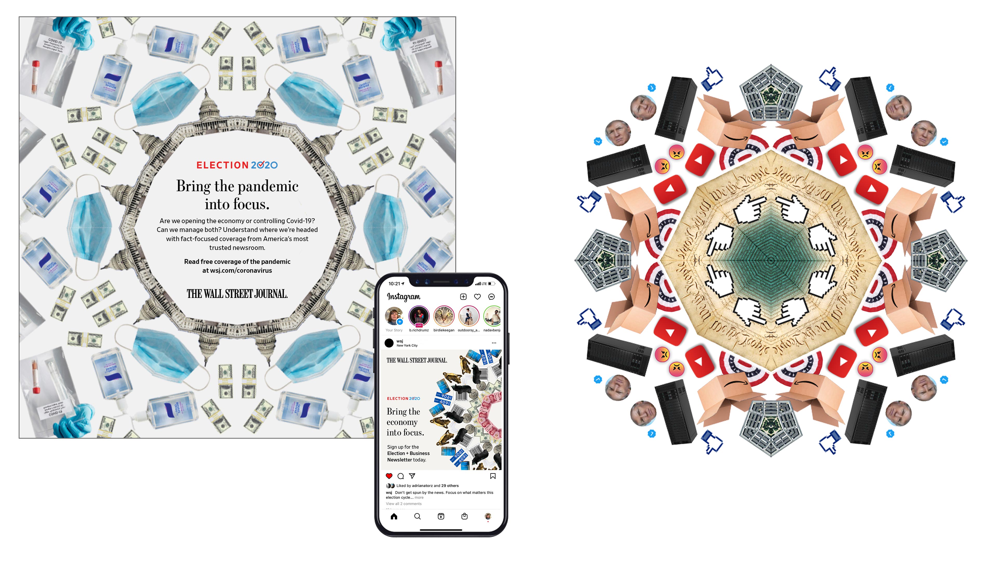 Kaleidoscope concept for making sense of 2020 election reporting